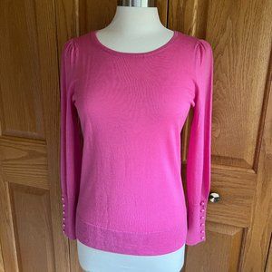 TALBOTS - Puff Sleeve Merino Pullover - NEW with Tag